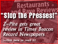 rave reviews for Z Pita